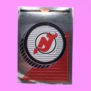 1993-1994 Panini Hockey NHL New Jersey Devils Logo #34 Sticker